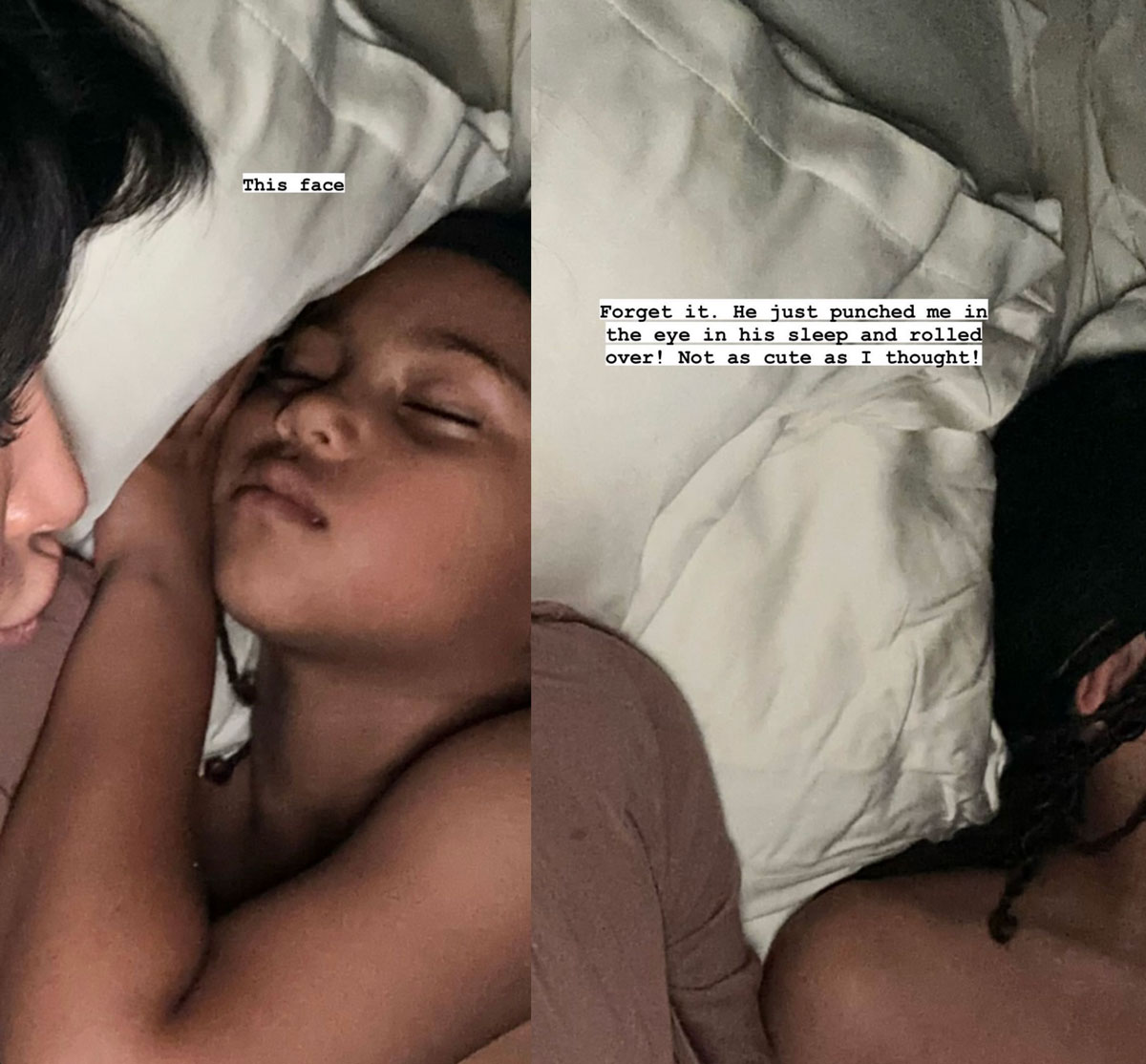 Kim Kardashian’s ‘Cute’ Moment With Son Saint Ruined By Punch To The Face!