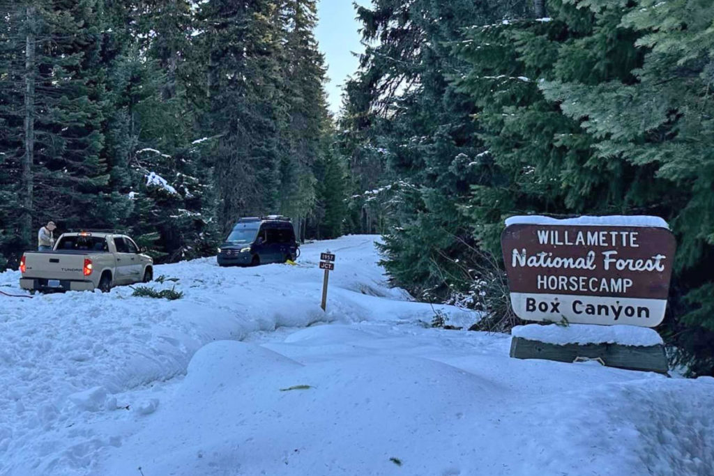 Man Stranded On Snowy Oregon Road Without Service Uses A Drone To Signal For Help!