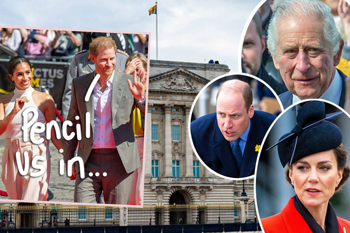 #Buckingham Palace Making Special Plans For Prince Harry & Meghan Markle To Attend Coronation — Will THIS Olive Branch Be Enough??