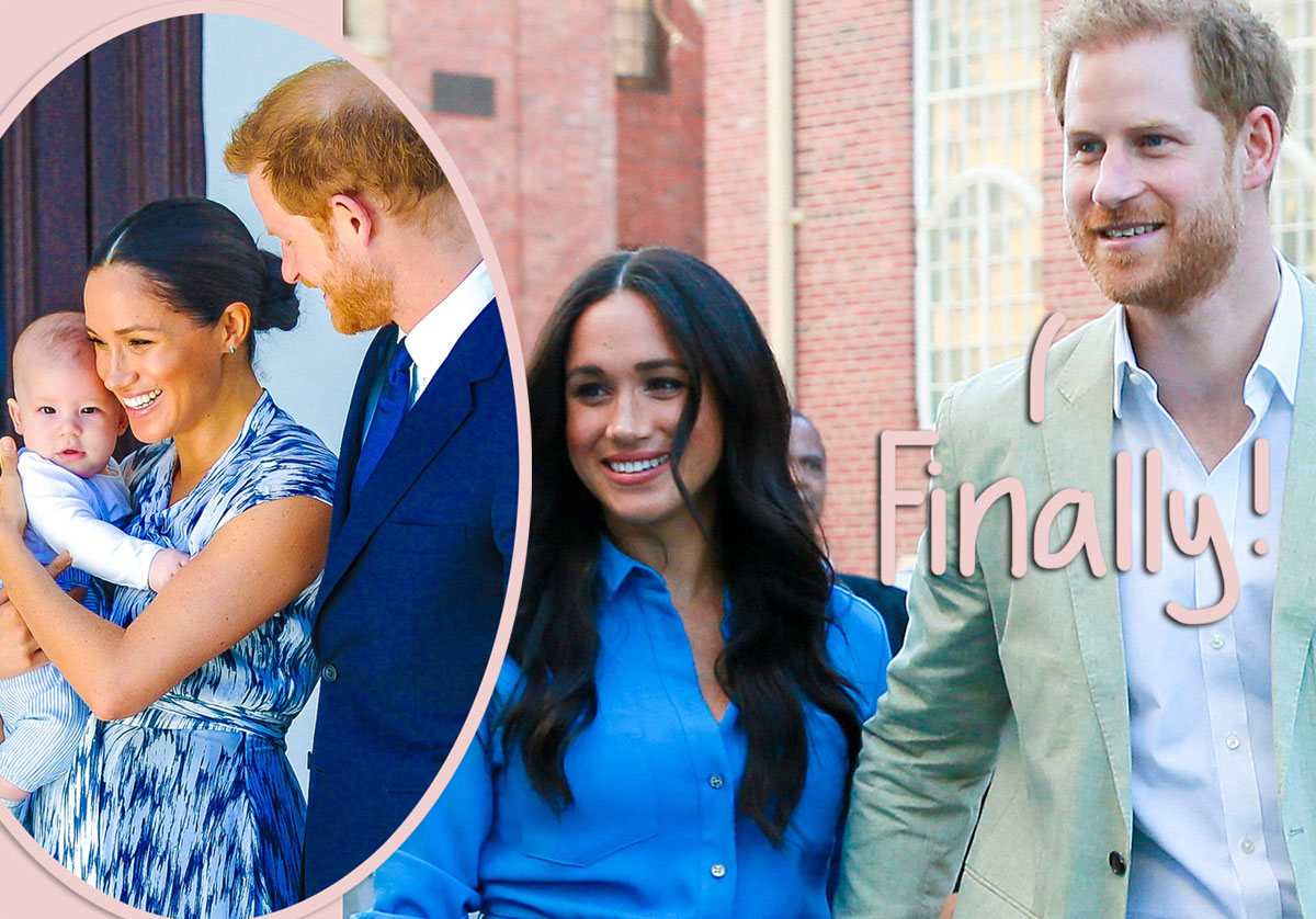 #Prince Harry & Meghan Markle’s Kids Officially Granted Prince And Princess Titles Despite Family Feud!