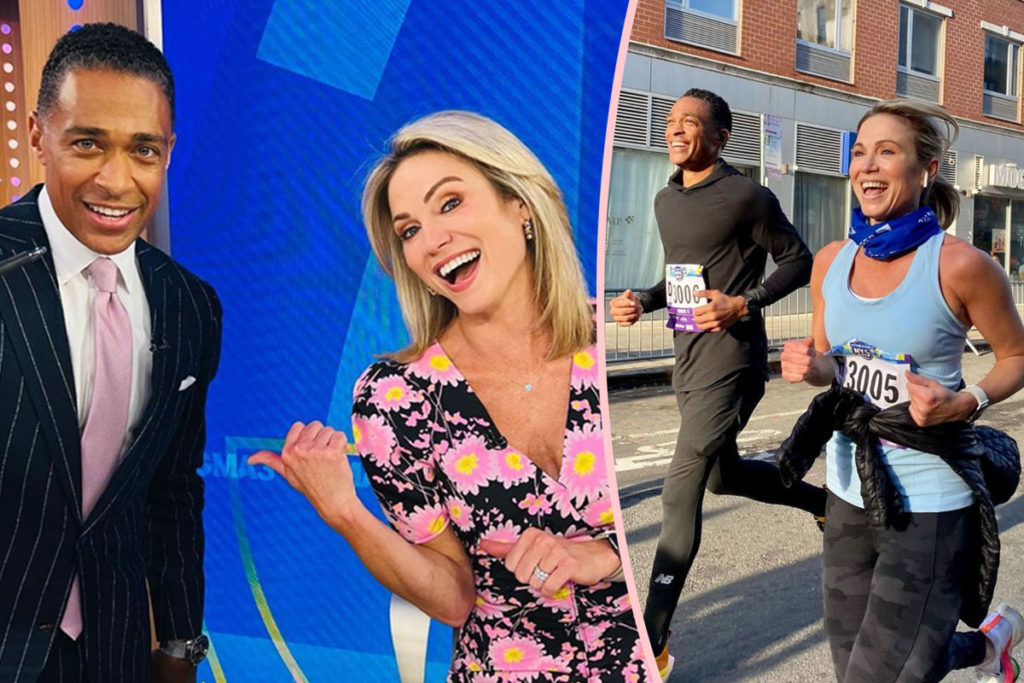 Amy Robach And Tj Holmes ‘very Active Sex Life Giving ‘extra Stamina For Nyc Half Marathon