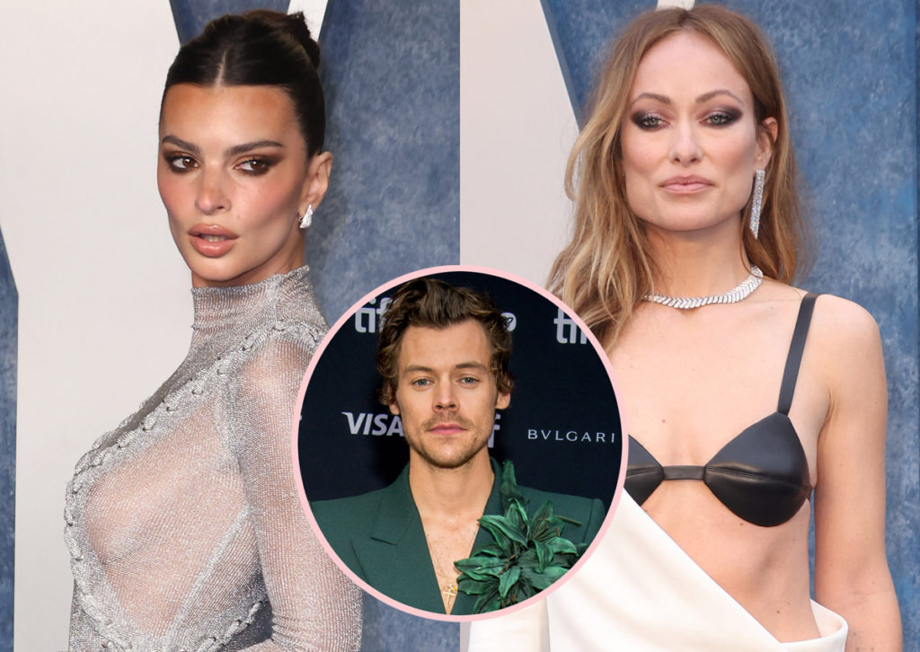 Celebs React to Harry Styles, Emily Ratajkowski Makeout