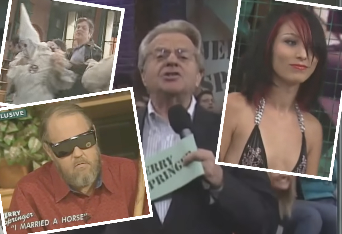 #Jerry Springer’s WILDEST Moments On TV!