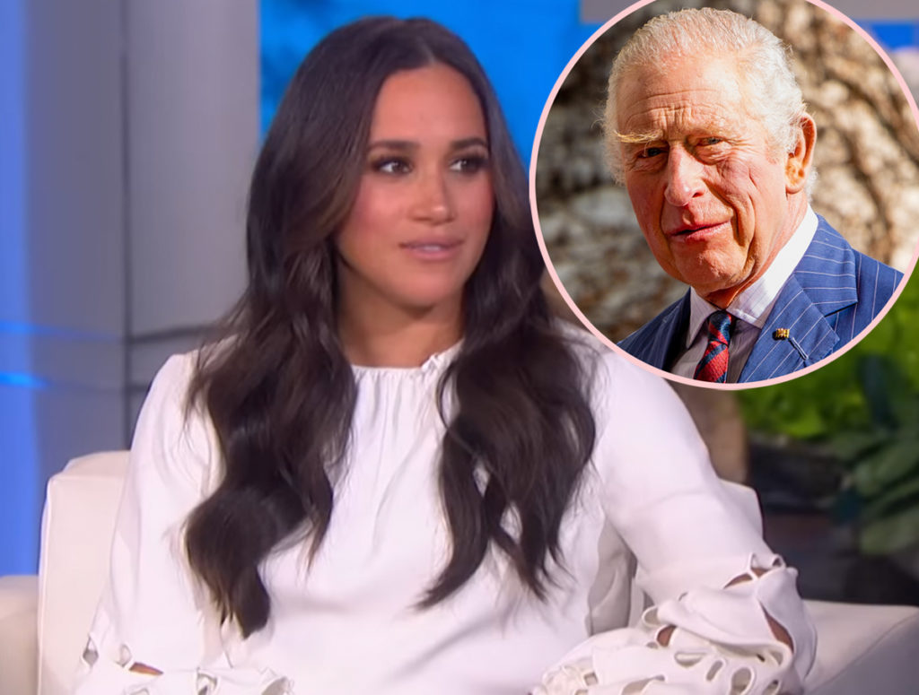 Meghan Markle BLASTS 'Ridiculous' Rumor She Leaked Letter Sent To King  Charles About 'Unconscious Bias' Within Royal Family! - Perez Hilton