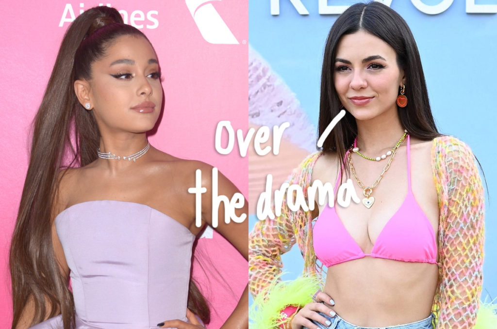 Victoria Justice Responds To Decade-Old Rumor Of Feud With Ariana