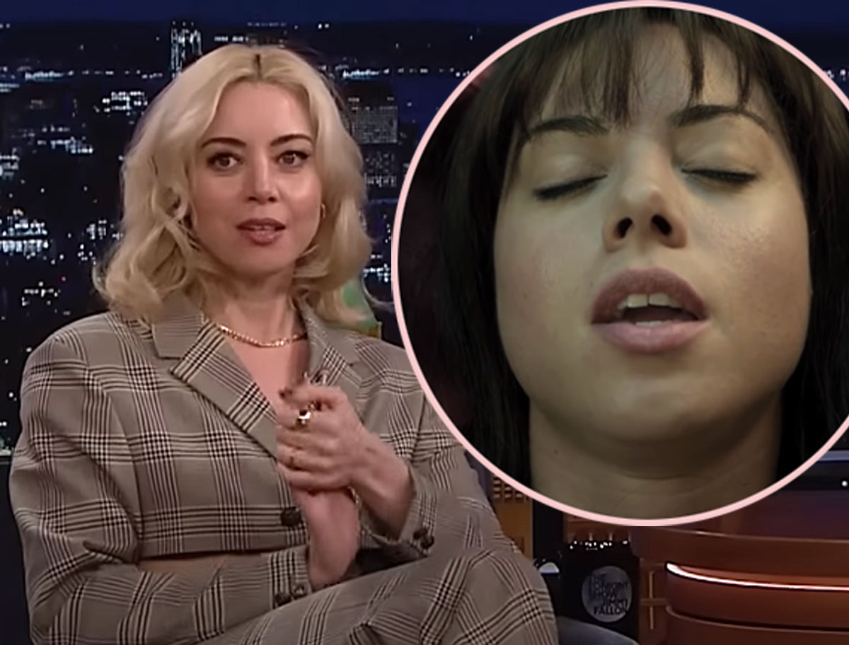 Aubrey Plaza Reveals She Had To Masturbate FOR REAL In Front Of 'A Bunch Of  Old Men' In Resurfaced 2013 Interview - Perez Hilton