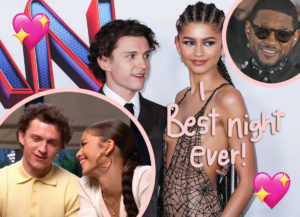 Zendaya & Tom Holland Flaunt Rare PDA While Enjoying Usher Concert In ...