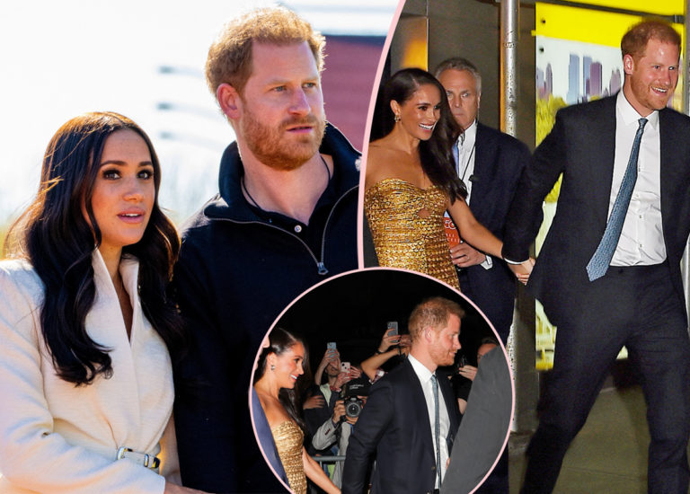 Prince Harry & Meghan Markle Chose To Walk In Front Of Paparazzi Before