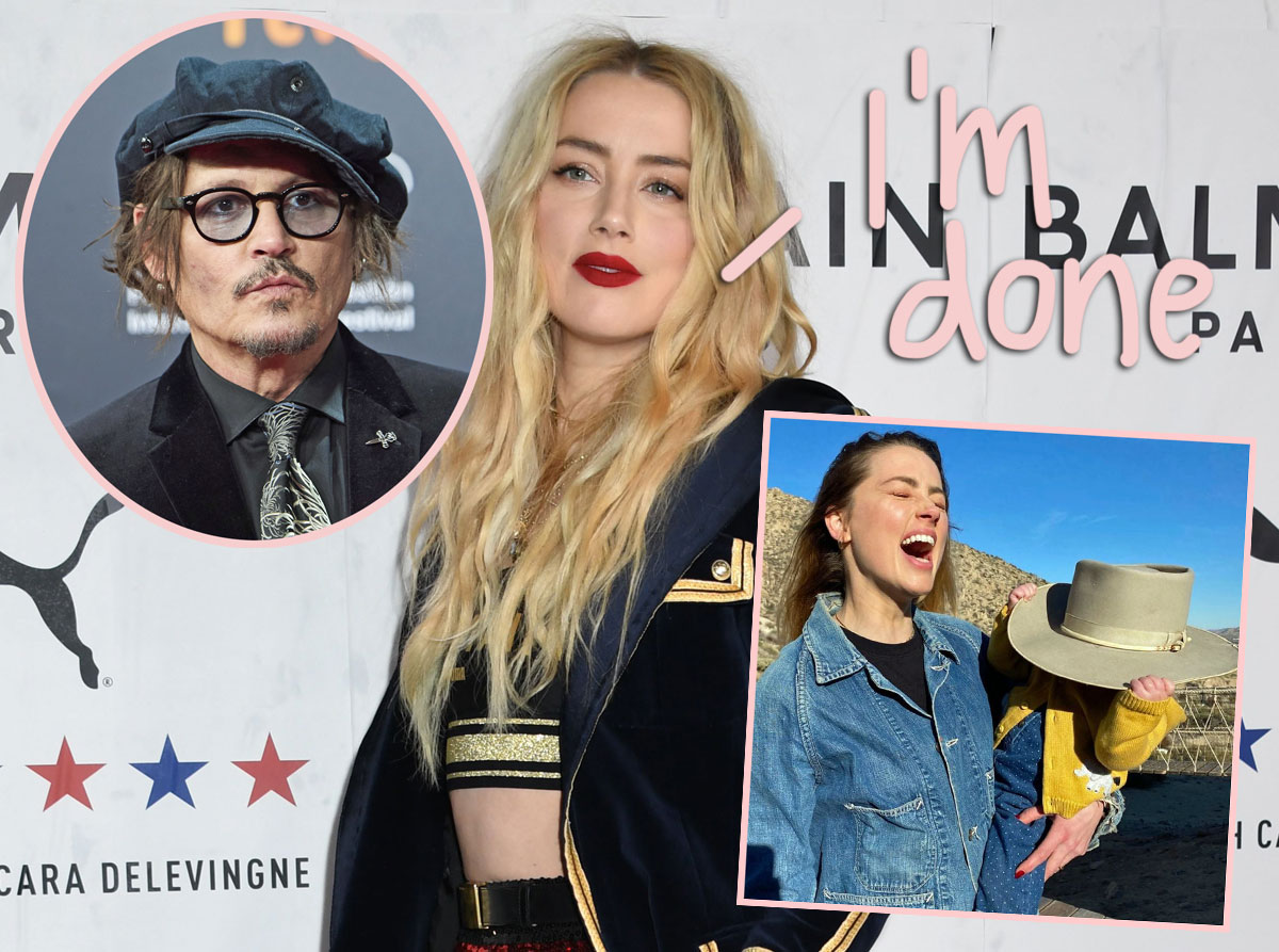 Amber Heard ‘has Quit Hollywood After Johnny Depp Trial Details Perez Hilton
