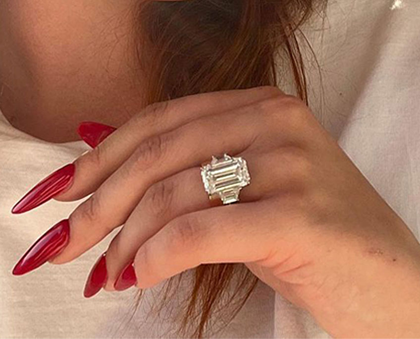 bella thorne engagement ring