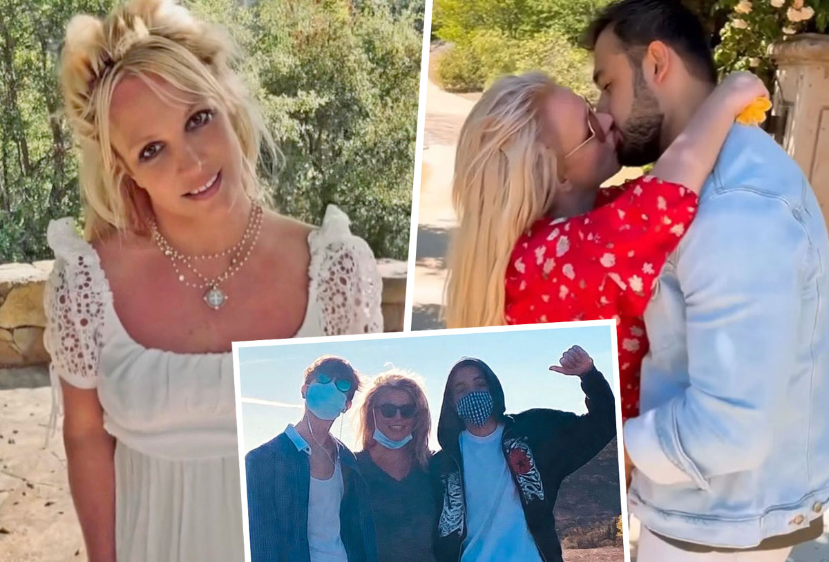 #Britney Spears Kisses ‘Incredible’ Sam Asghari & Makes Rare Comment About Sons Amid Troubling Reports