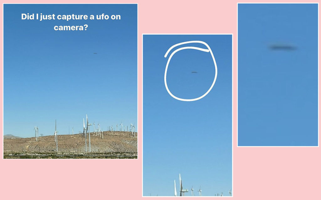 Demi Lovato Just Took A Photo Of A UFO! - Perez Hilton