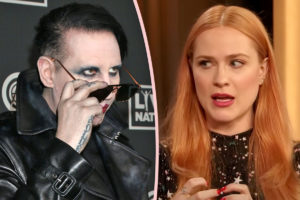 Marilyn Manson SLAMS Evan Rachel Wood’s Claims He Threatened Her Son
