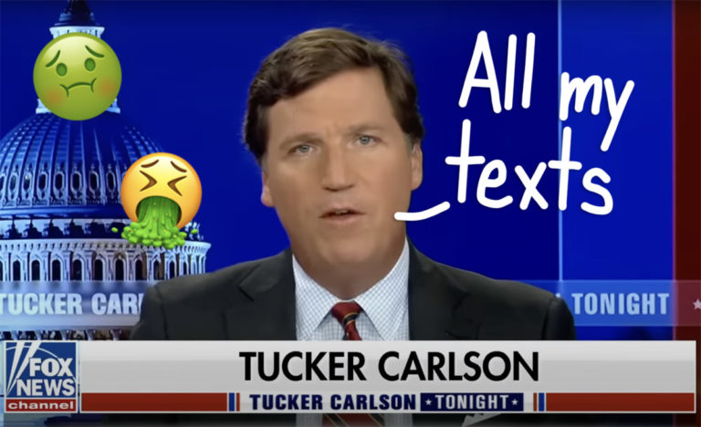 Tucker Carlson's Secret Racist Text That Freaked Out Fox News Has Been ...