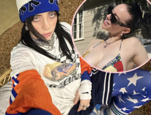 Billie Eilish Reveals Chest Tattoo In VERY Rare Bikini Photo! - Perez