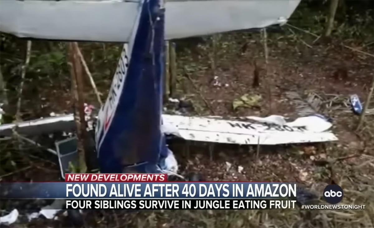 #Four Missing Children Found Alive 40 Days After Plane Crash In The Amazon!