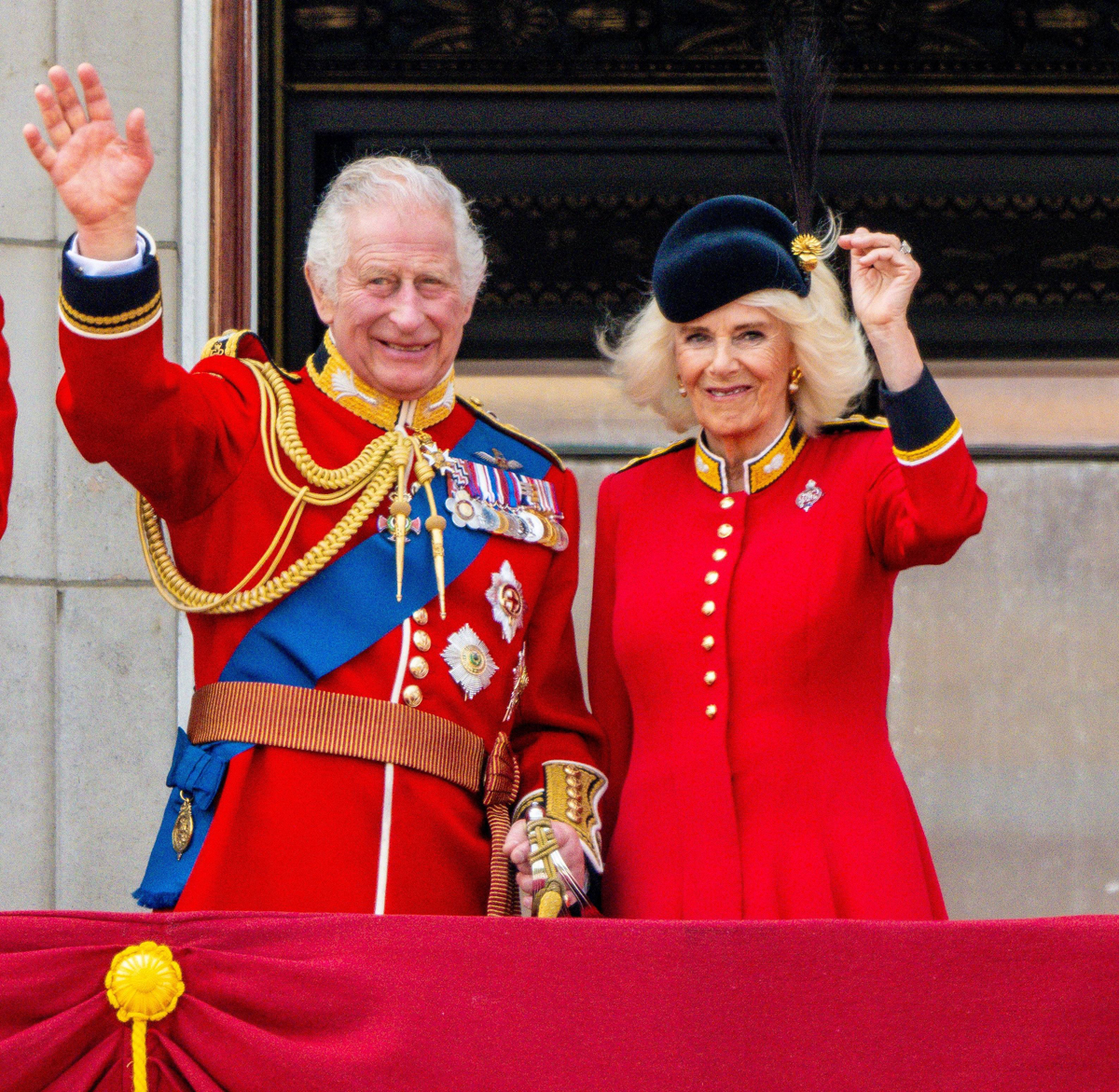 King Charles Queen Camilla Trooping The Colour 2023