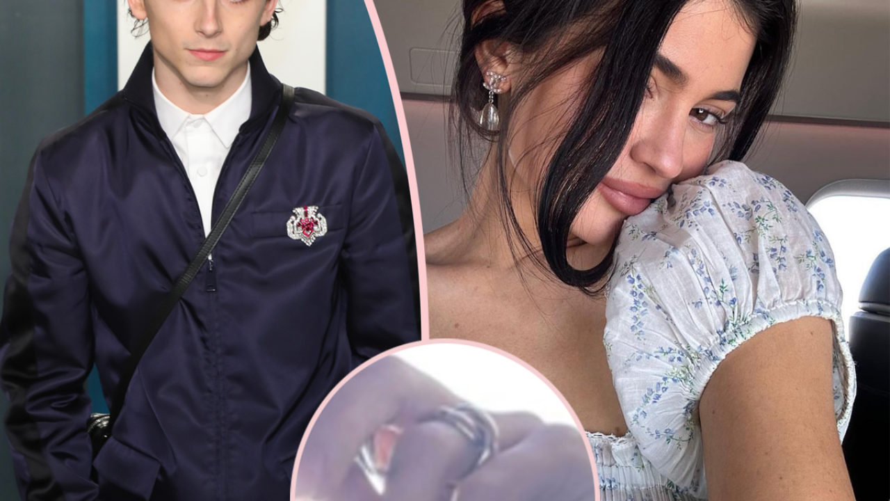 Was Kylie Jenner rocking a ring in Paris with Timothée Chalamet?
