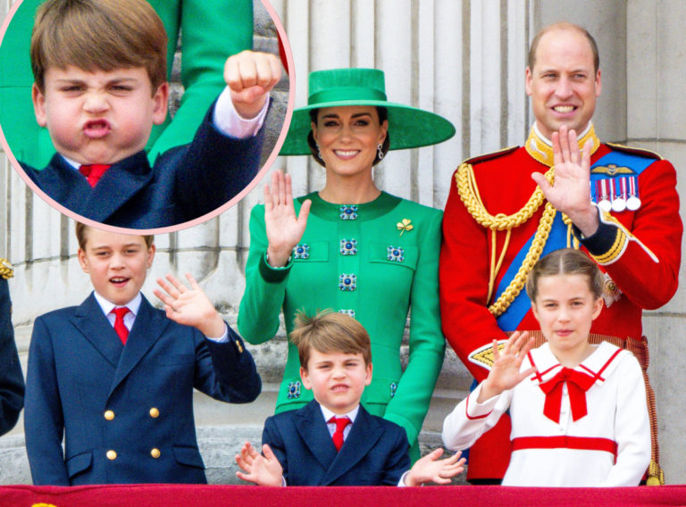 Prince Louis Steals The Show AGAIN With Adorable Trooping The Colour