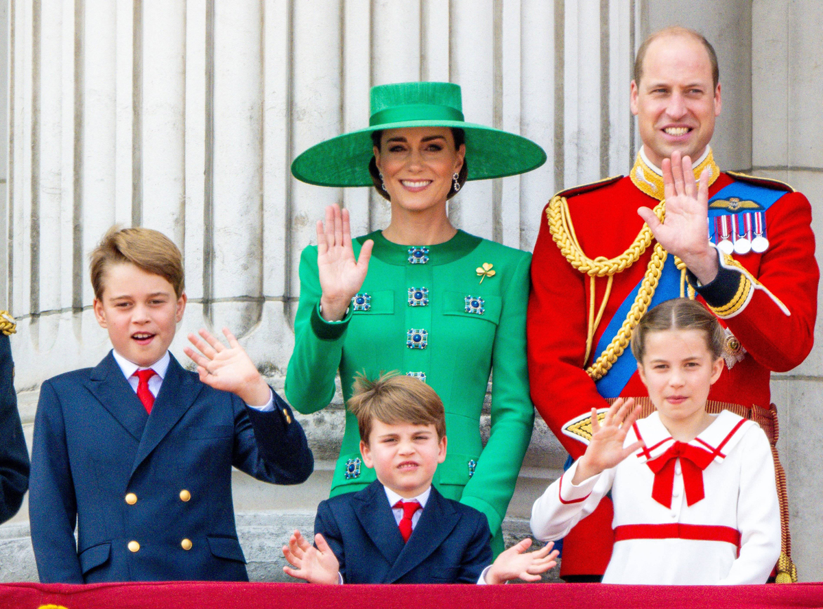 Prince William Princess Catherine Royal Family Trooping The Colour 2023
