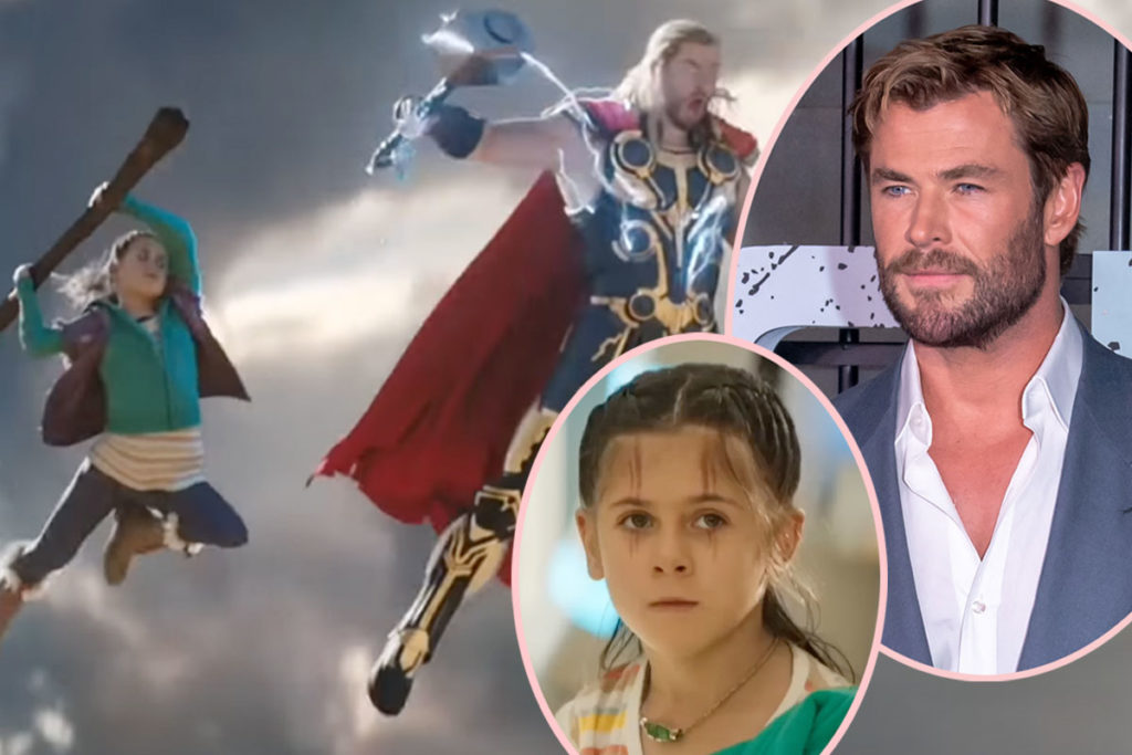 Chris Hemsworth Shares Photo of Daughter on Thor Set