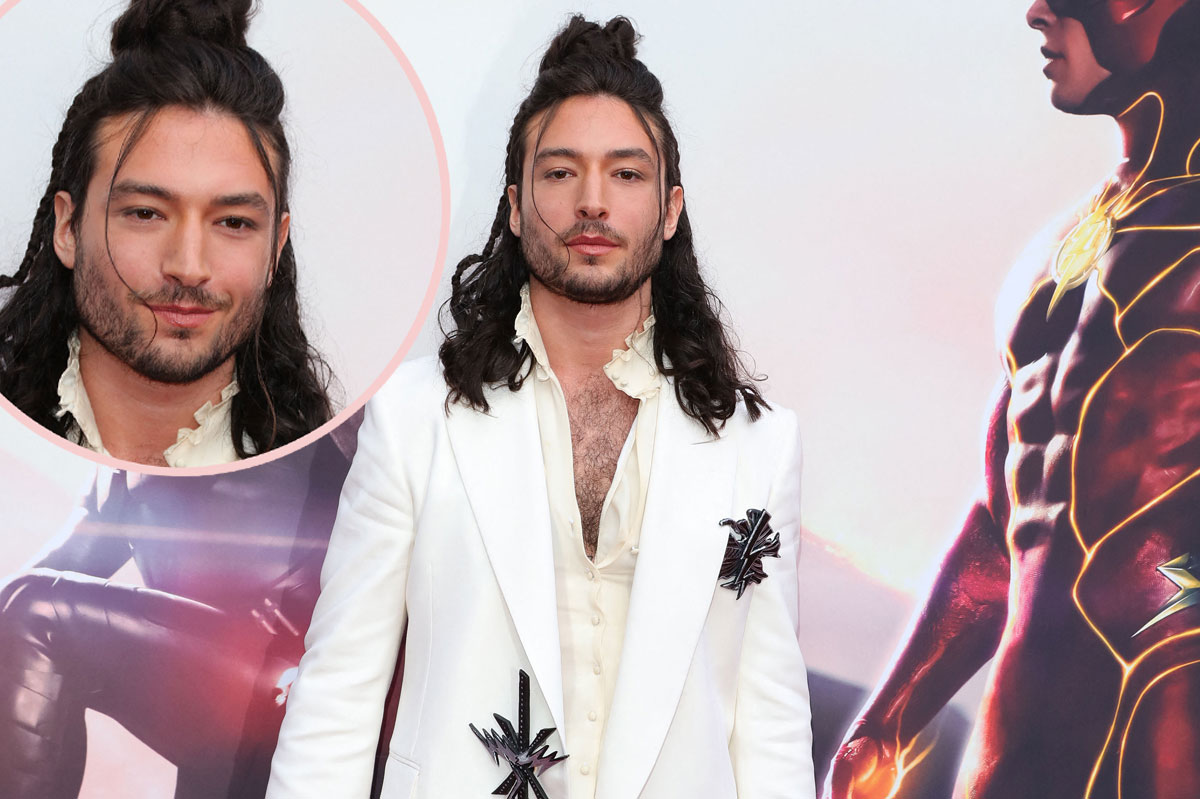 Ezra Miller Makes Shocking Rare Appearance At The Flash Premiere – Despite Controversy!