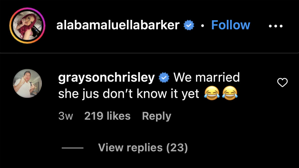 Grayson Chrisley Gets Real About His Flirtatious Comments On Alabama Barker's Instagram Page! OMG!