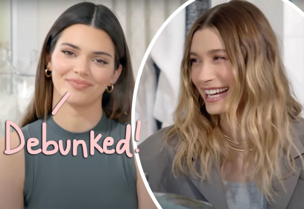 Kendall Jenner and Hailey Bieber Twinned in the Unofficial