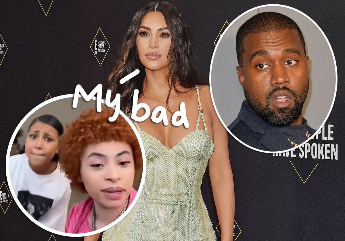 Kim Kardashian Deleted Controversial Tiktok Of North West And Ice Spice Because Of Kanye West 