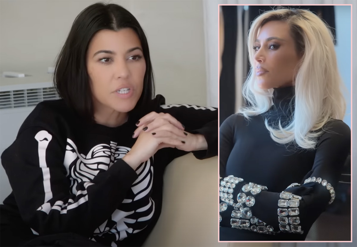 Kim Kardashian SLAMS Supposedly Friendless Big Sis Kourtney As Nasty Wedding Feud Heats Up! OMG!