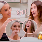 Kim Kardashian & Hailey Bieber Talk Mile High Club, 'Angry' Hookups, & More In Intimate 'Truth Or Shot' Game! Watch!