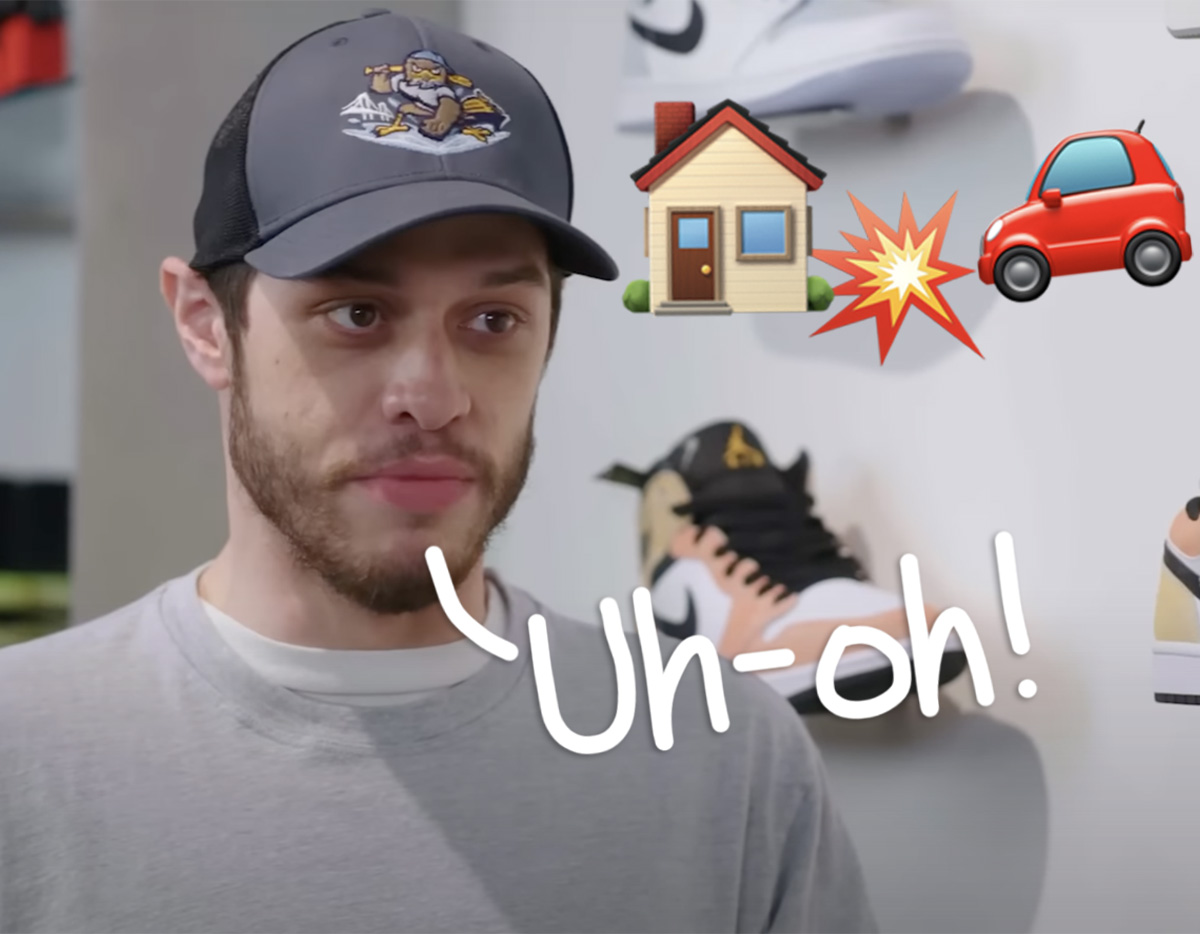 Pete Davidson, Chase Sui Wonders Crash Car Into Beverly Hills Home