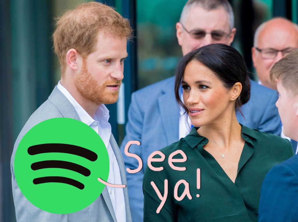 Prince Harry & Meghan Markle's 25 Million Spotify Deal Is OVER