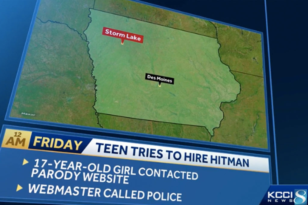 17YearOld Arrested After Trying To Hire Hitman On Fake Website To