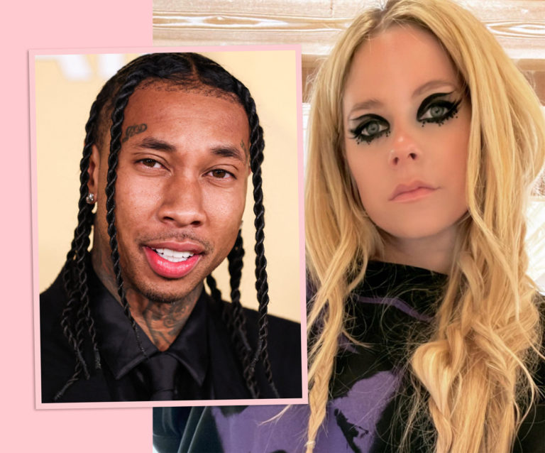 What Breakup?! Avril Lavigne & Tyga Attend Fourth Of July Party ...