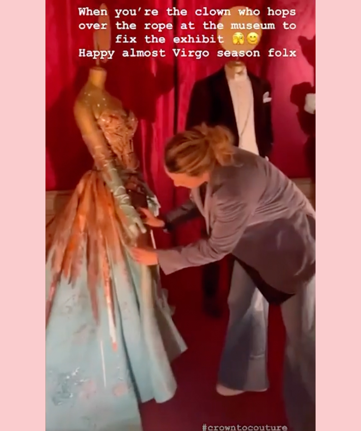 Blake Lively Instagram Story Kensington Palace Exhibit