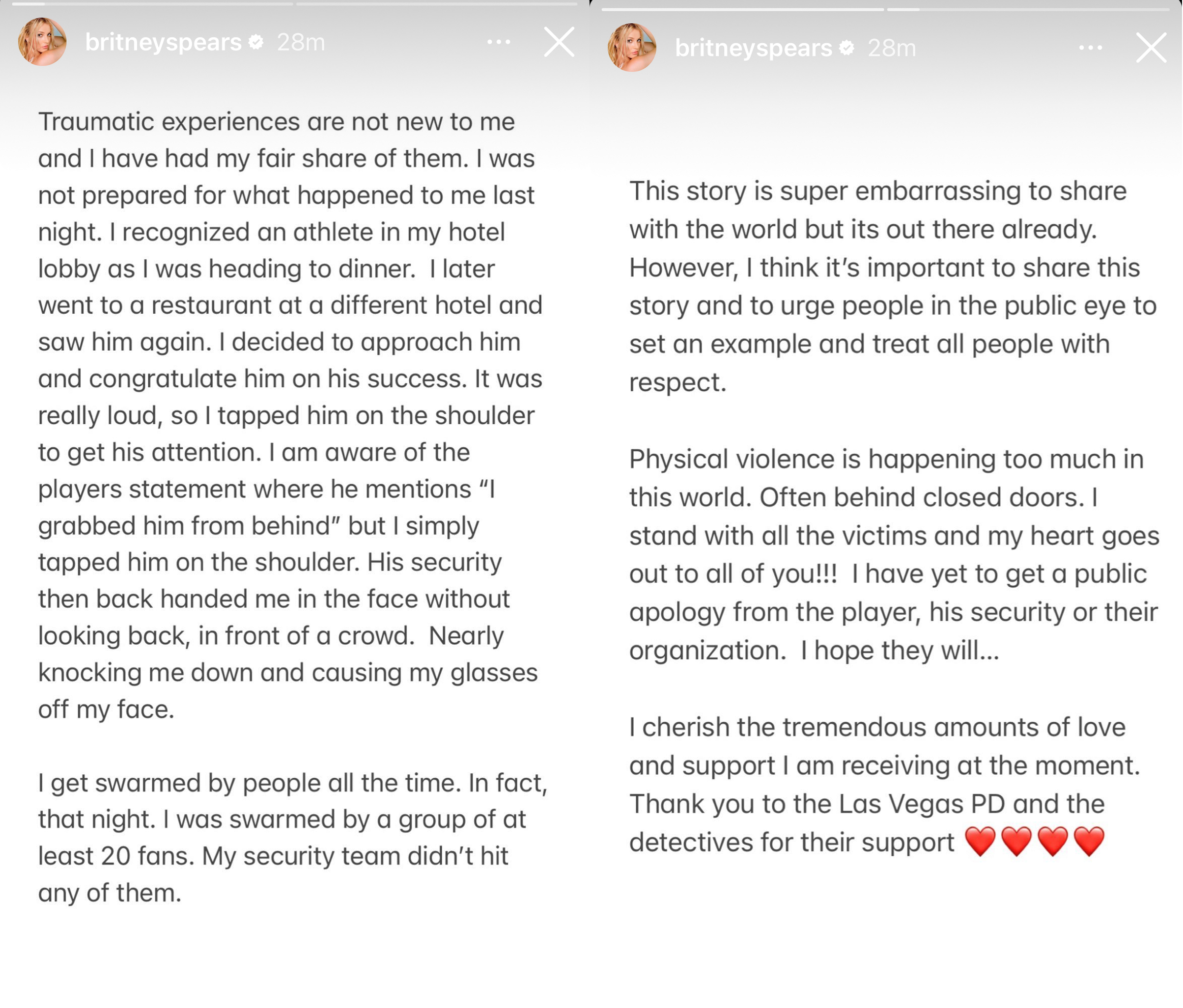 Britney Spears & Sam Asghari Release Statement After Slap From NBA Star’s Security Guard