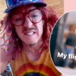 Carrot Top Was On Plane With Woman Who Had Viral Freakout Over 'Imaginary Person' -- Here's What He Says Happened!