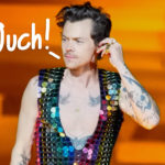 Harry Styles Hit In The Eye After Fan Threw Object At Him During Vienna Concert!