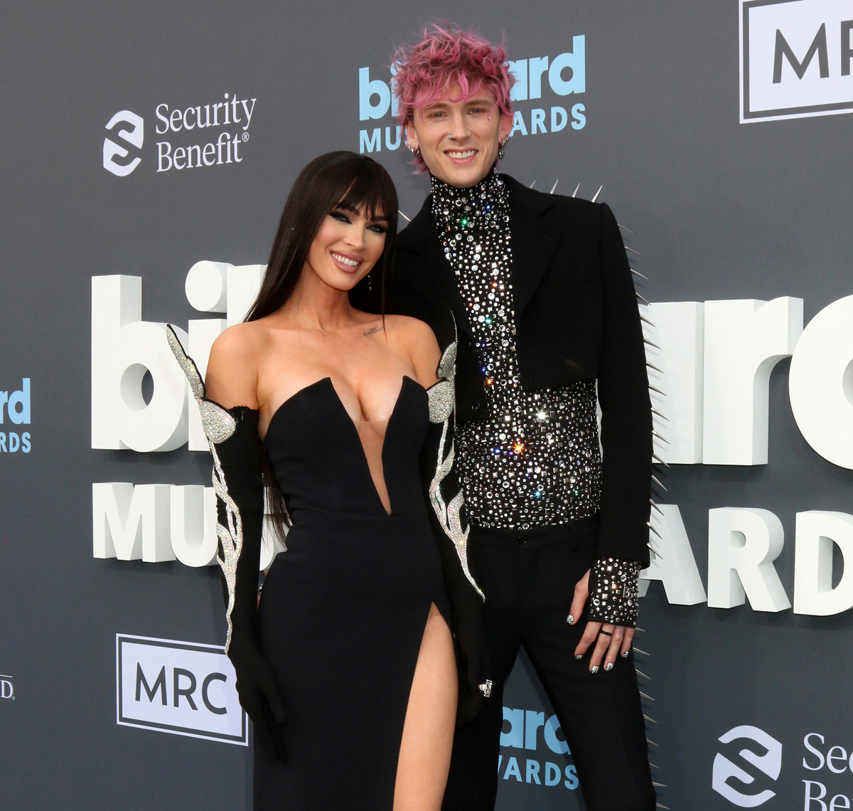 Megan Fox and Machine Gun Kelly at the 2022 Billboard Music Awards