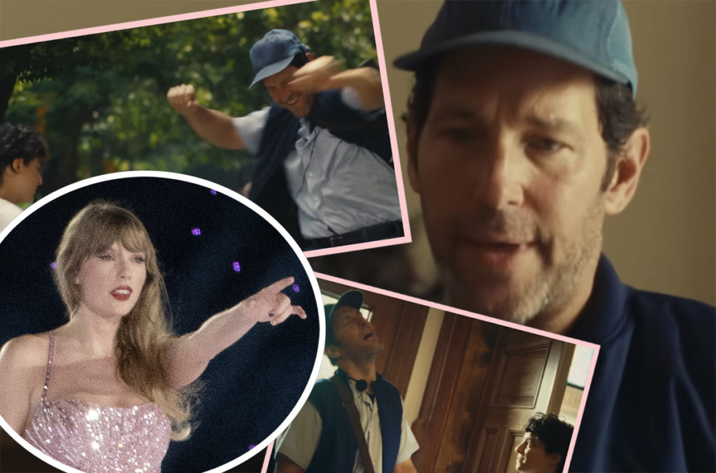 Paul Rudd Appears Claud Music Video Taylor Swift Concert