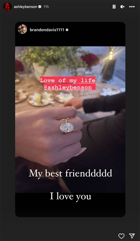 Ashley Benson Engagement Ring