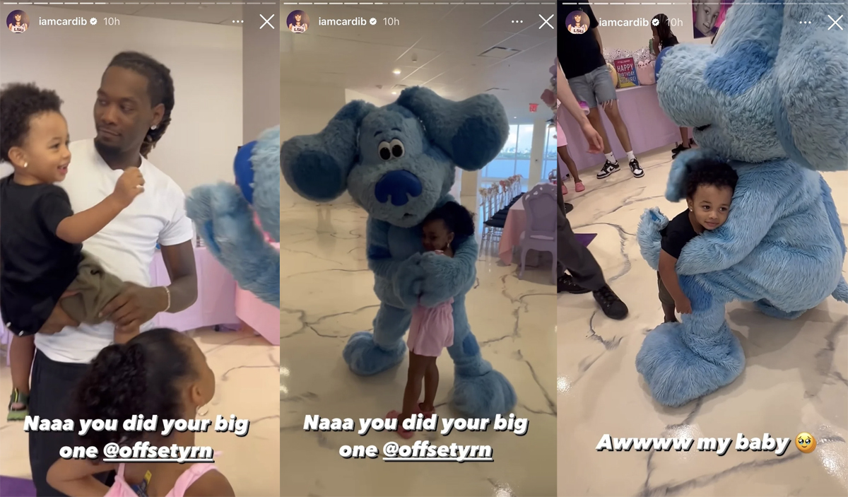 Cardi B Daughter Poses with Pink Birkin on Her 5th Birthday