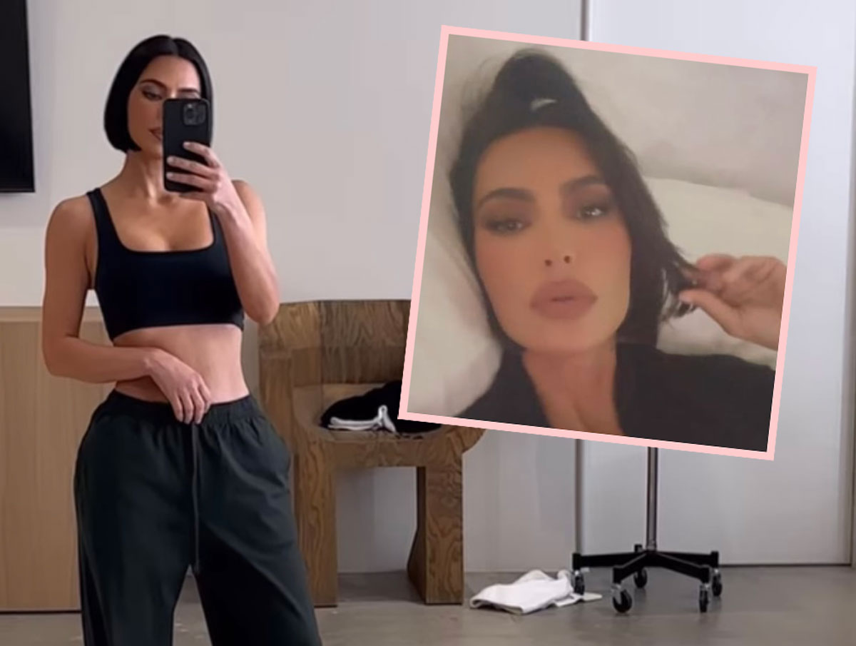 Kim Kardashian Reveals Copy-Cat Kourtney Kardashian Bob Haircut Amid Their Rift!