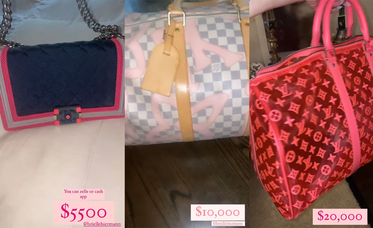 Kim Zolciak Scamming Her Followers While Trying To Sell Brielle Biermann's Designer Bags For WAY Too Much Money!?!