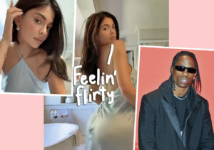 Kylie Jenner Posts Then Deletes Racy Braless TikTok Set To Travis Scott