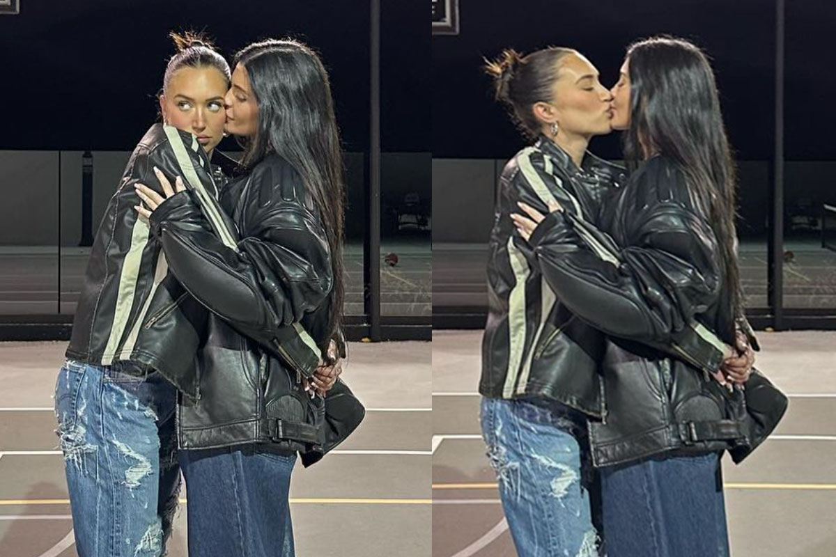 Kylie Jenner Kisses BFF Stassie!