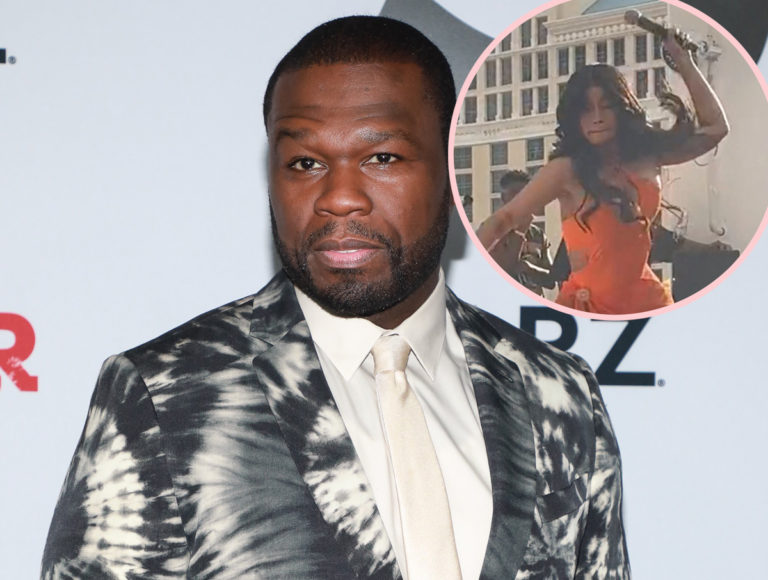 50 Cent Hurls Mic Into Crowd - Sending Fan To Hospital! - Perez Hilton