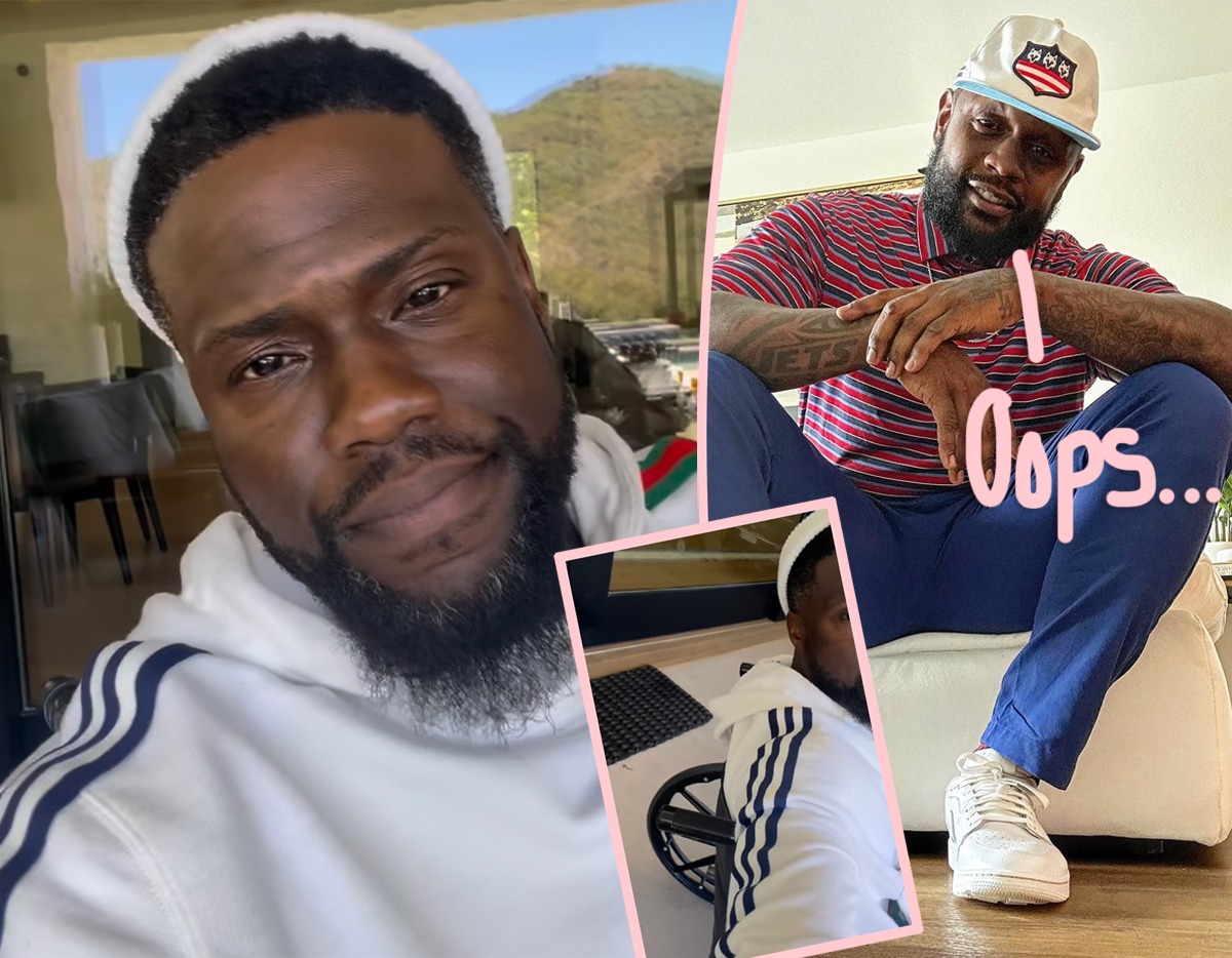 Kevin Hart Is In A Wheelchair For MONTHS After He 'Tore' Multiple Muscles In Race With Former Pro Athlete!