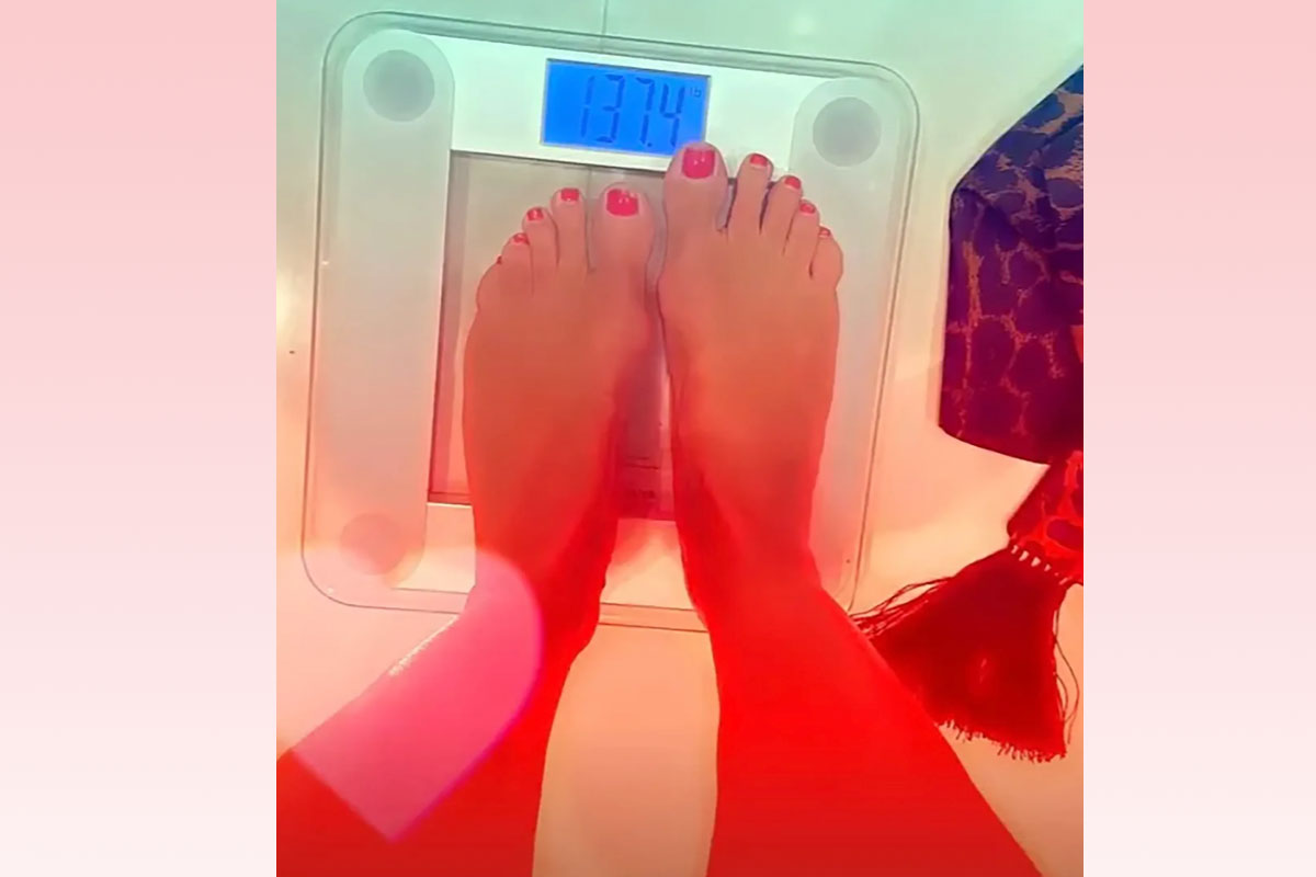 Heidi Klum Shows Off Her Weight